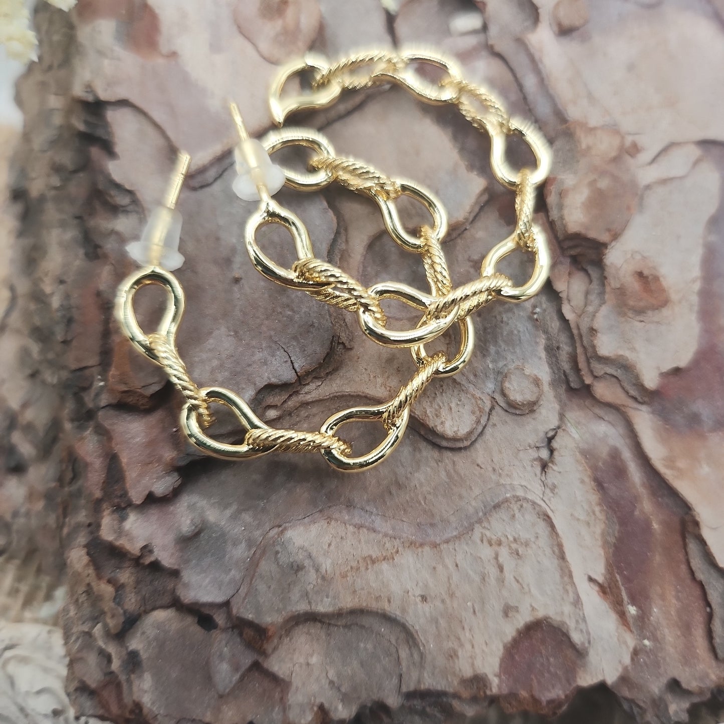 Vikki Gold Hoop Earrings