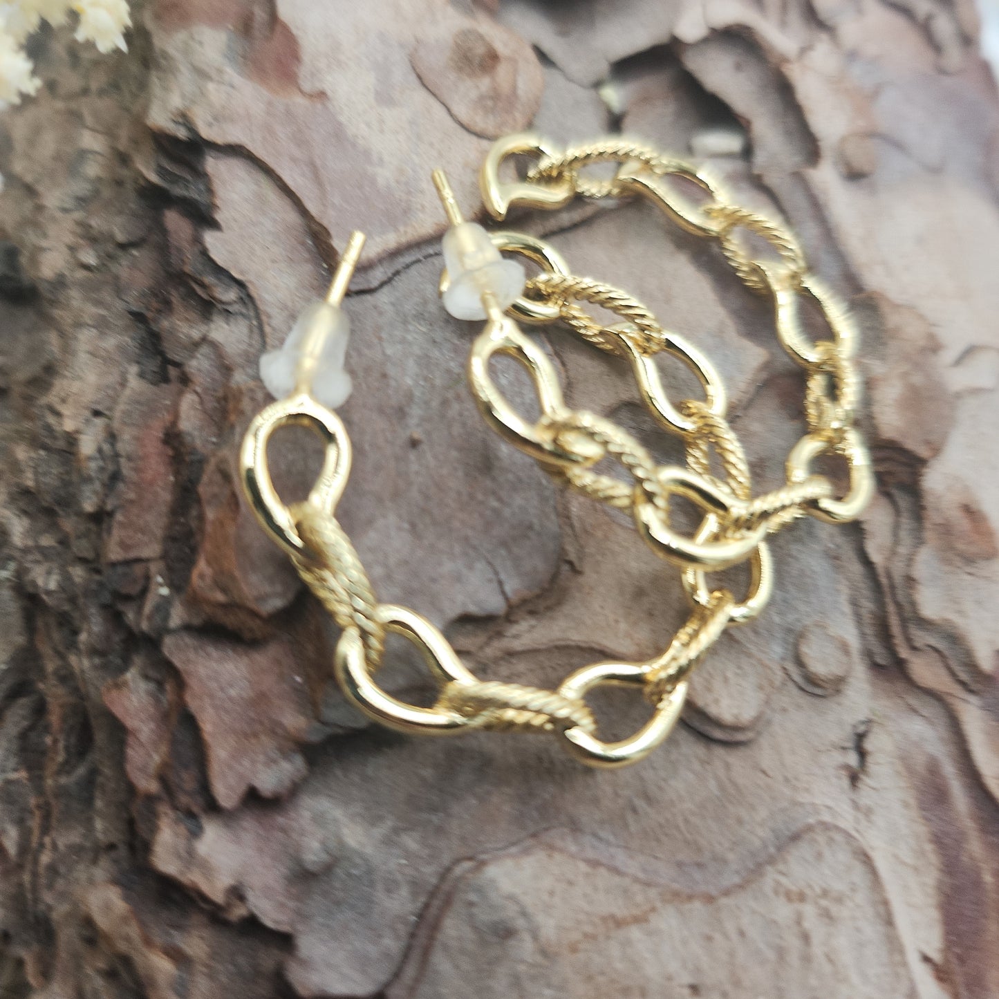 Vikki Gold Hoop Earrings