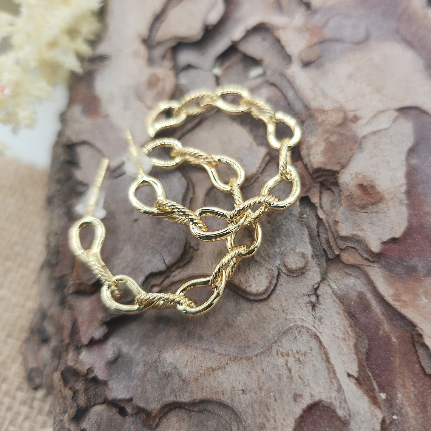 Vikki Gold Hoop Earrings