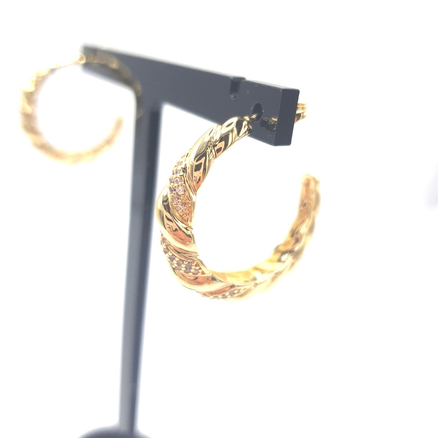 Mia Gold Hoop Earrings