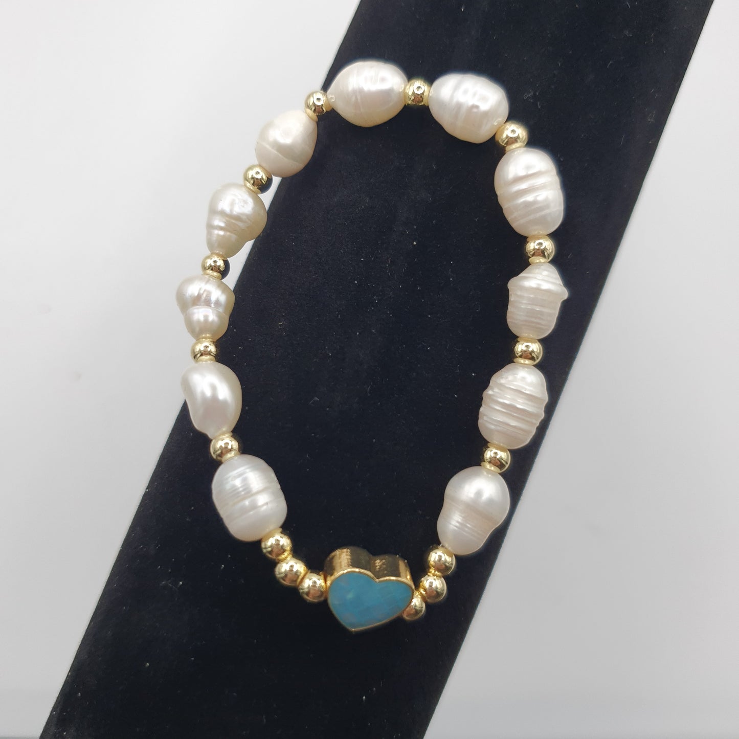 Surrey Pearl Bracelet Aqua
