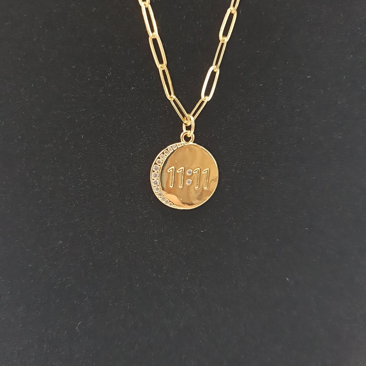 11:11 Good Luck Necklace - Link Chain