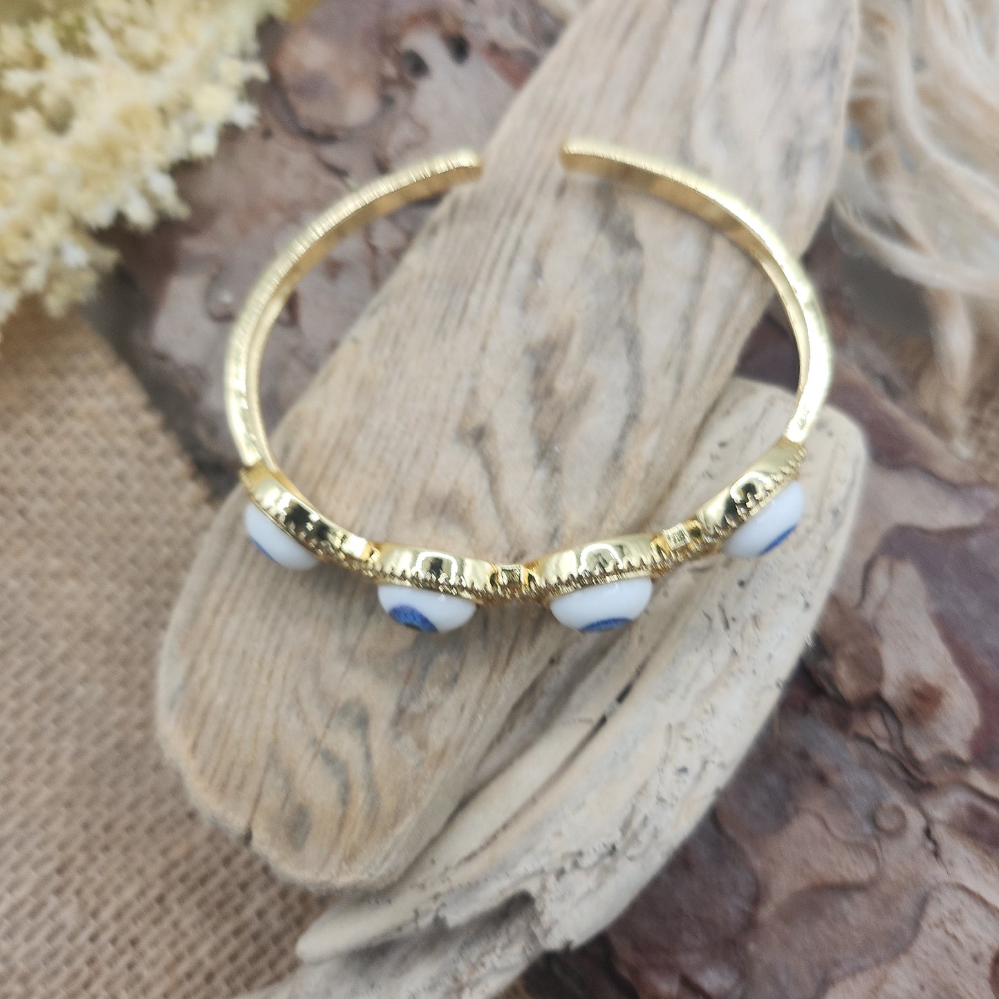 Devon Blue Eye Bangle