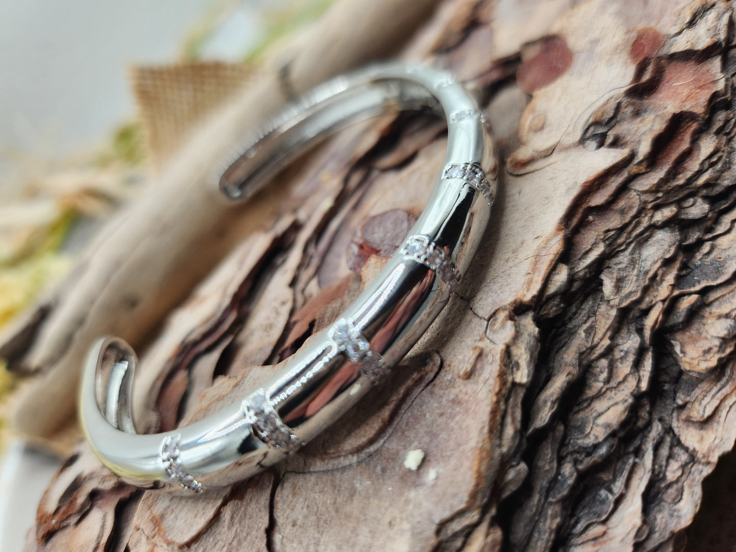 Joy Silver Bangle