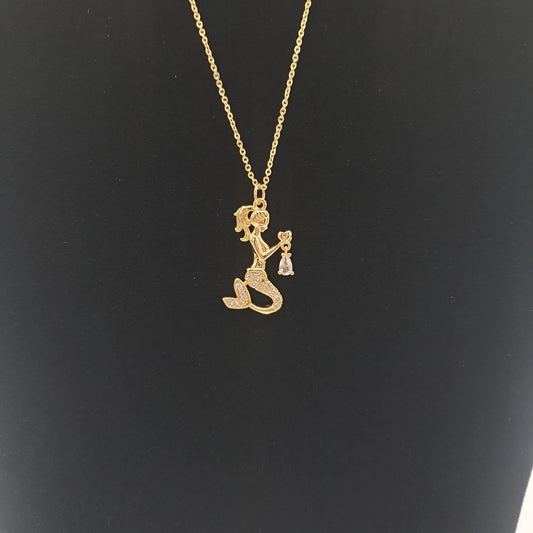 Rurena Mermaid Necklace Gold