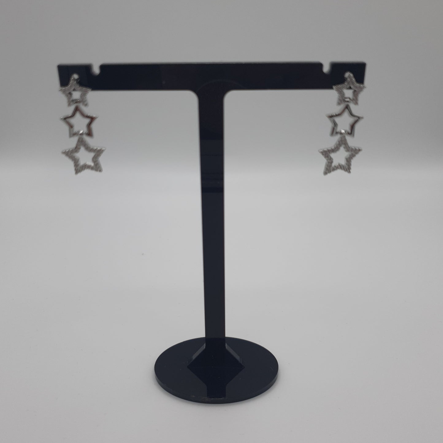 Evie Silver Star Earrings