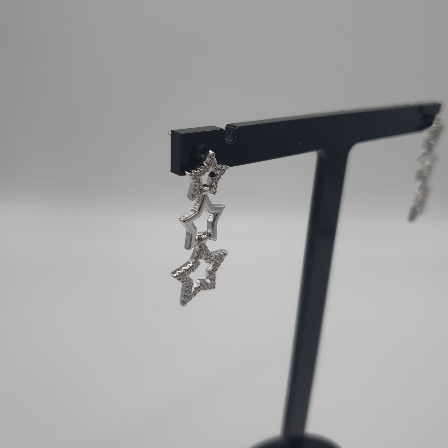 Evie Silver Star Earrings