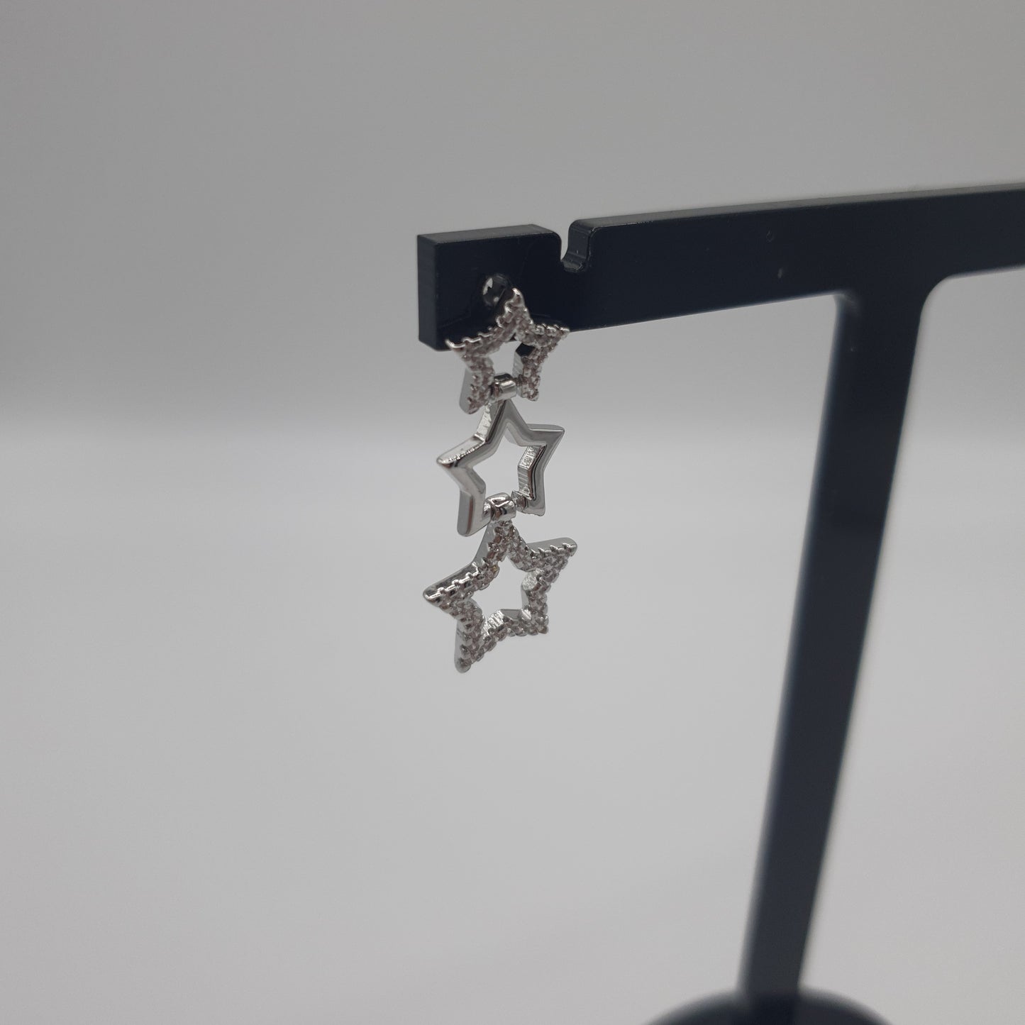 Evie Silver Star Earrings