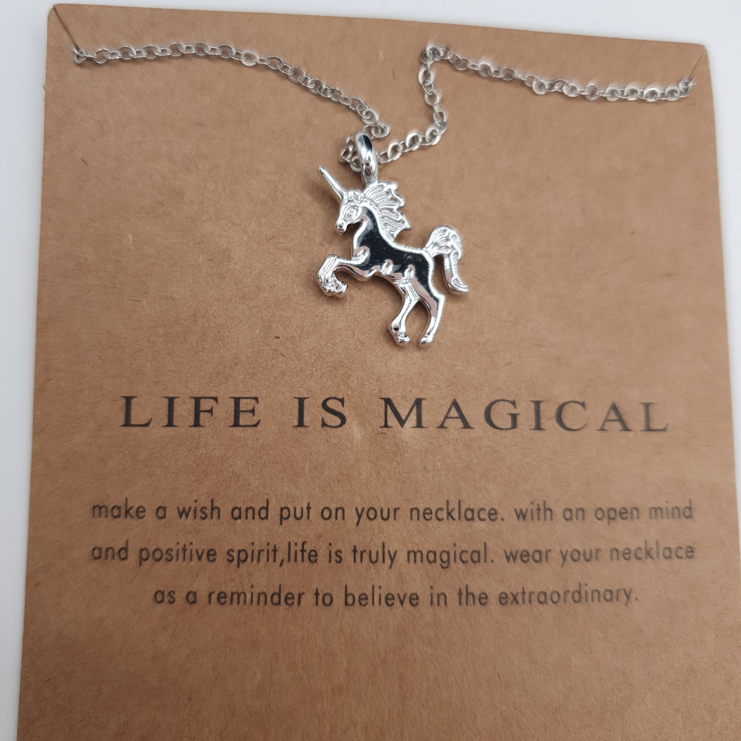 Life Is Magical Neclace Silver