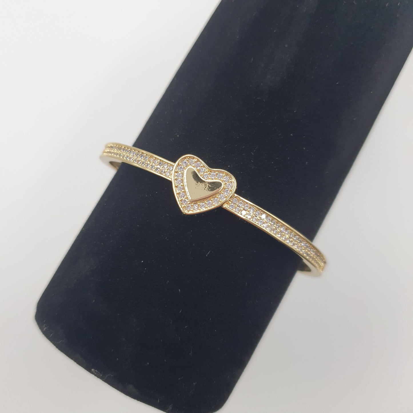 Oxford Gold Hart Bangle