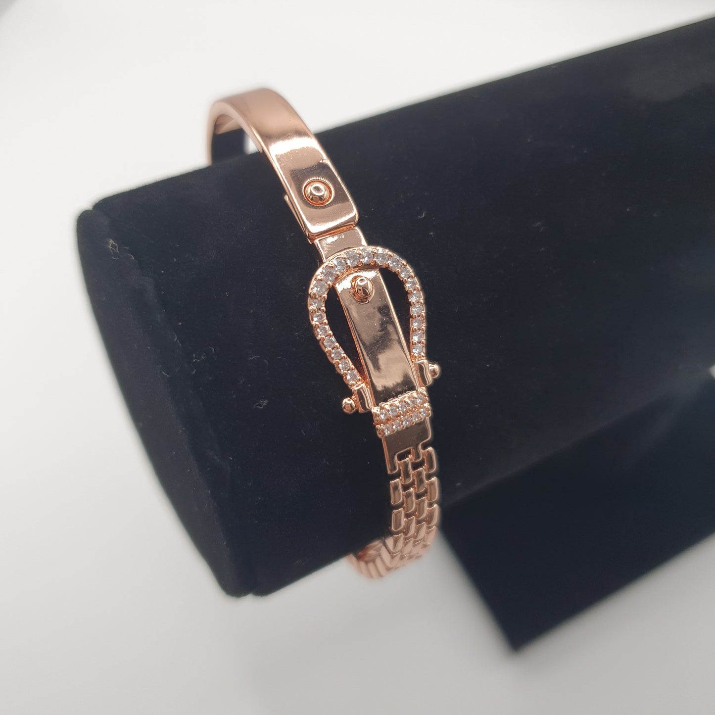 Essex Rose Buckle Bangle