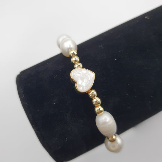 Surrey Pearl Bracelet White