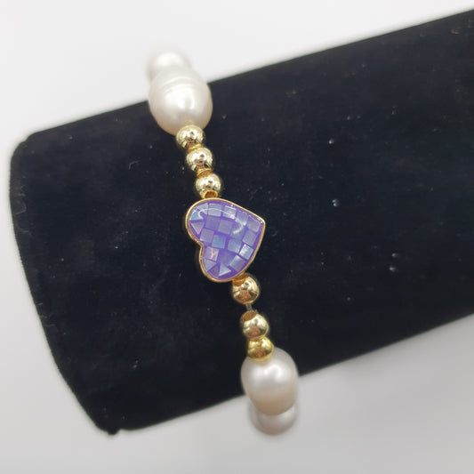 Surrey Pearl Bracelet Lilac