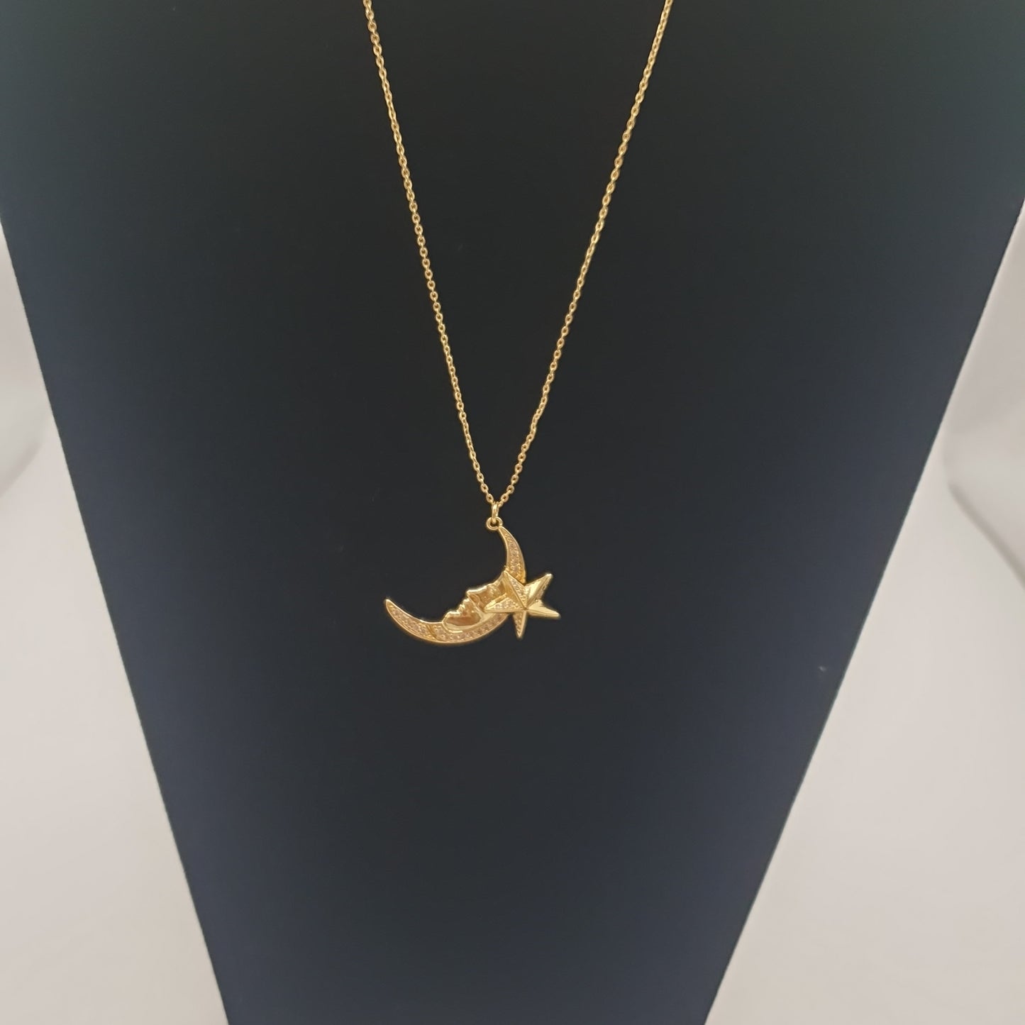 Moon Raker necklace Gold