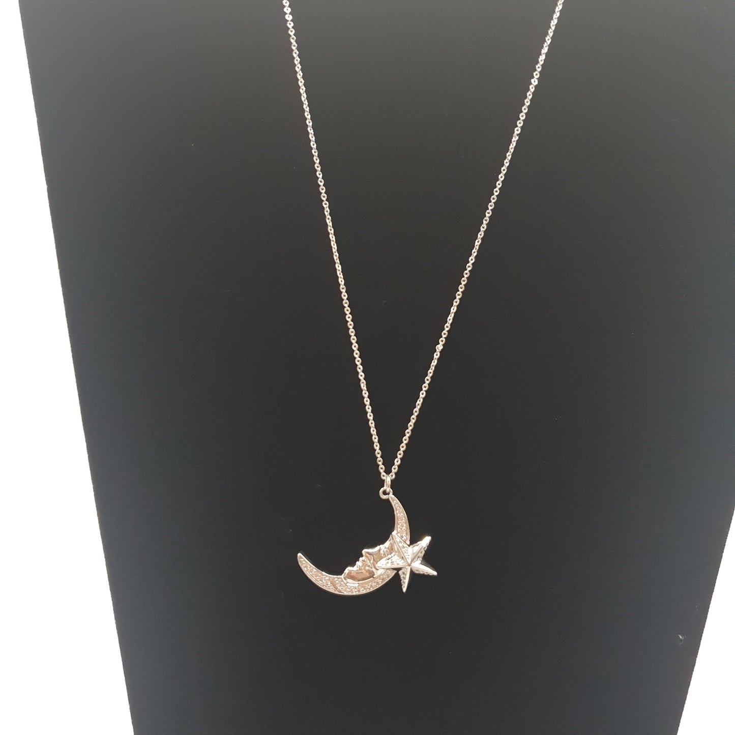 Moon Raker necklace Silver