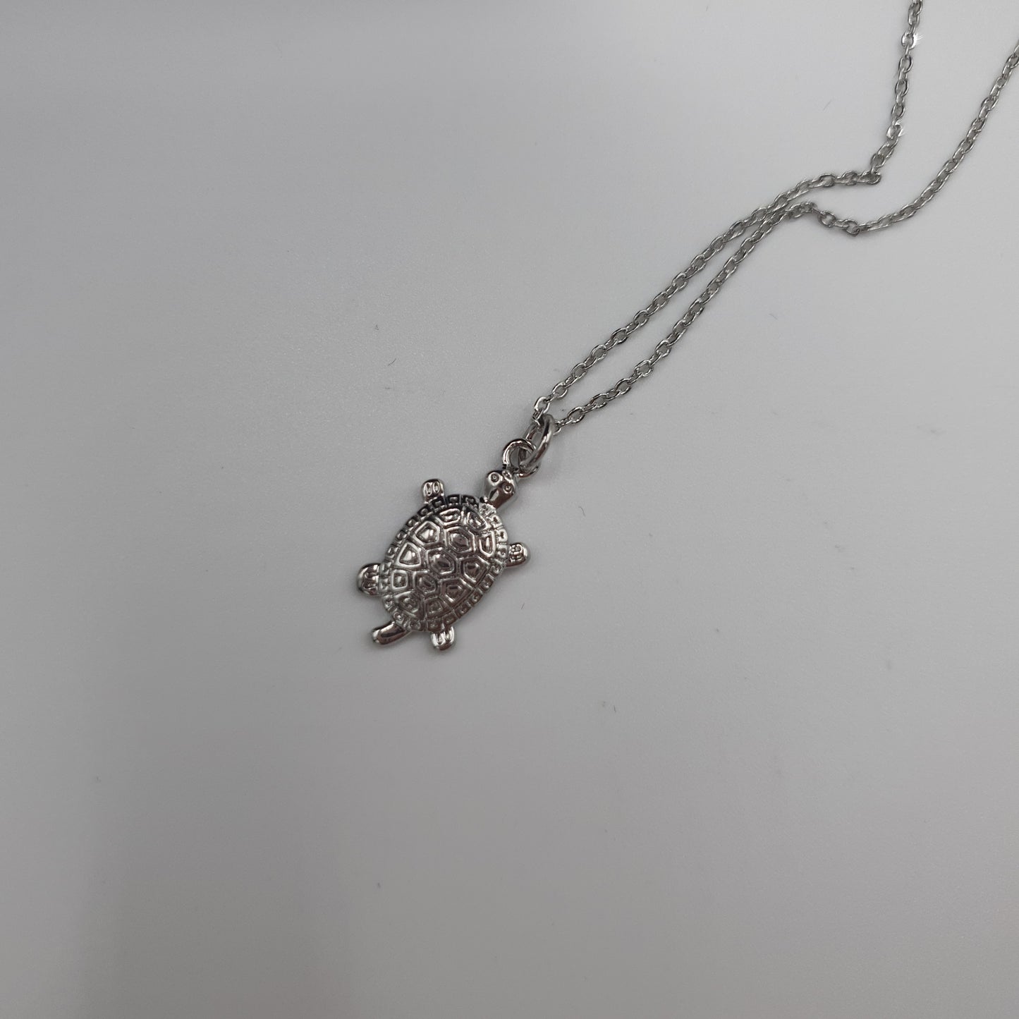 Crush the Silver Turtle Necklace