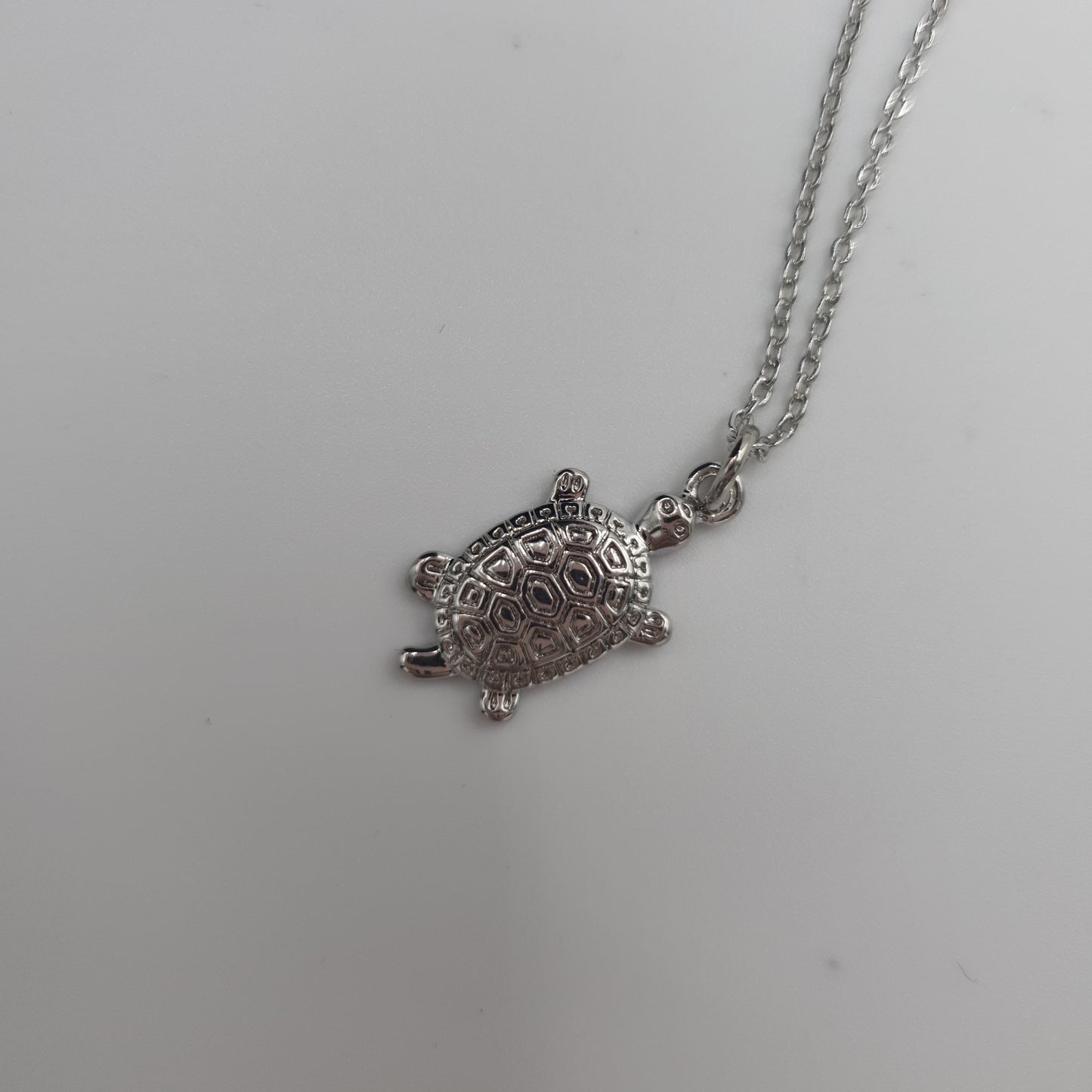 Crush the Silver Turtle Necklace