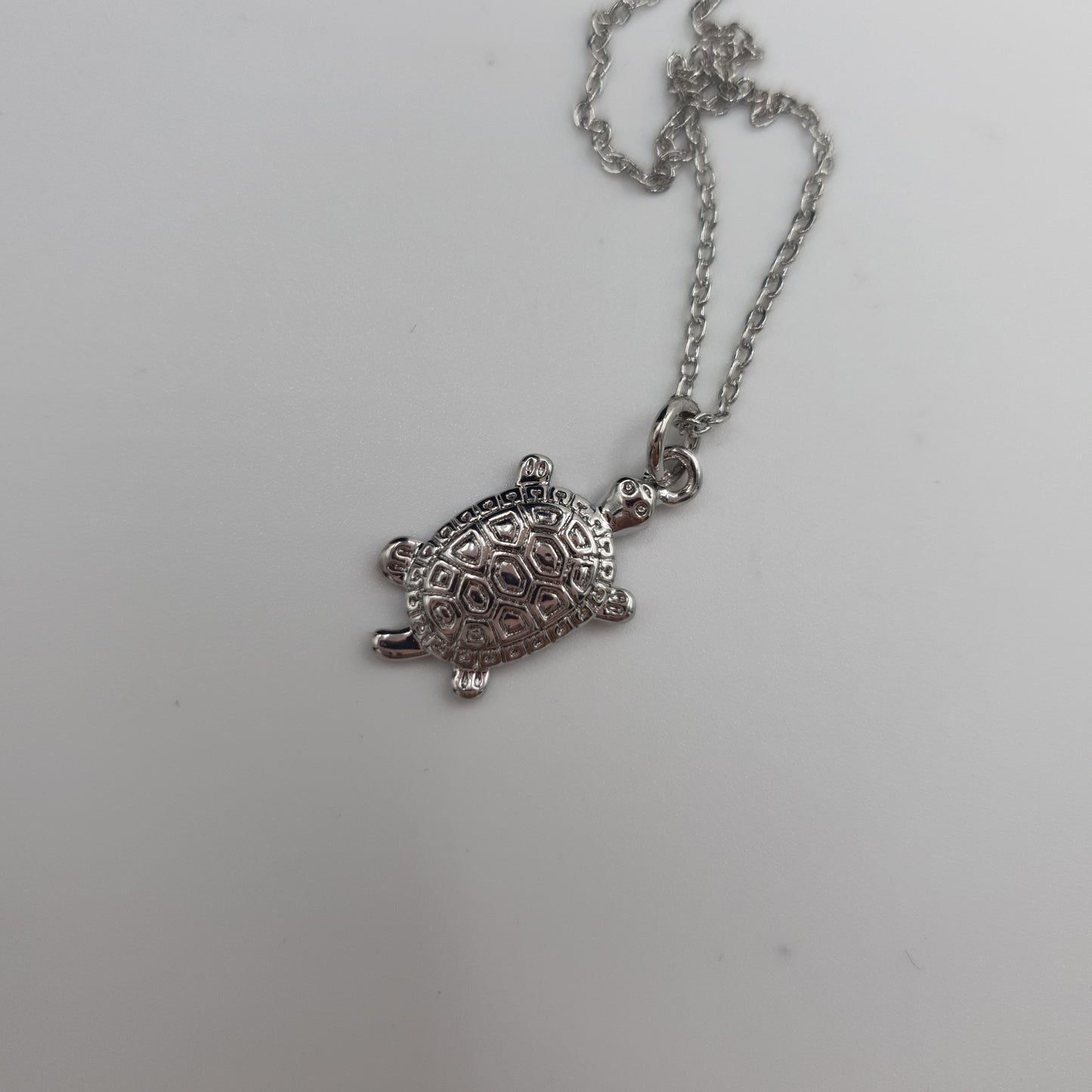 Crush the Silver Turtle Necklace