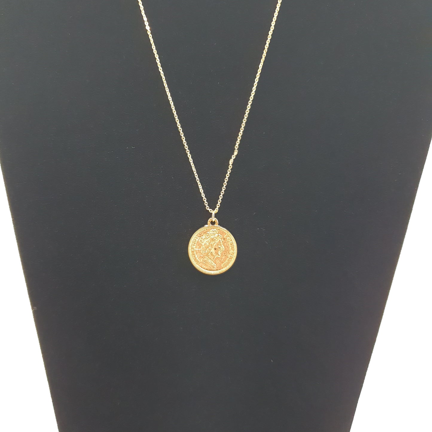 Good Luck Penny Gold Necklace