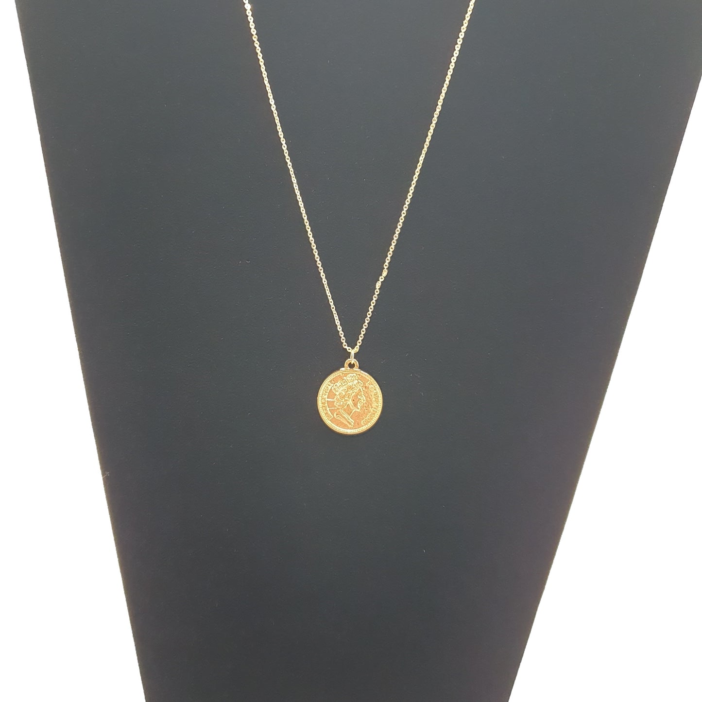 Good Luck Penny Gold Necklace