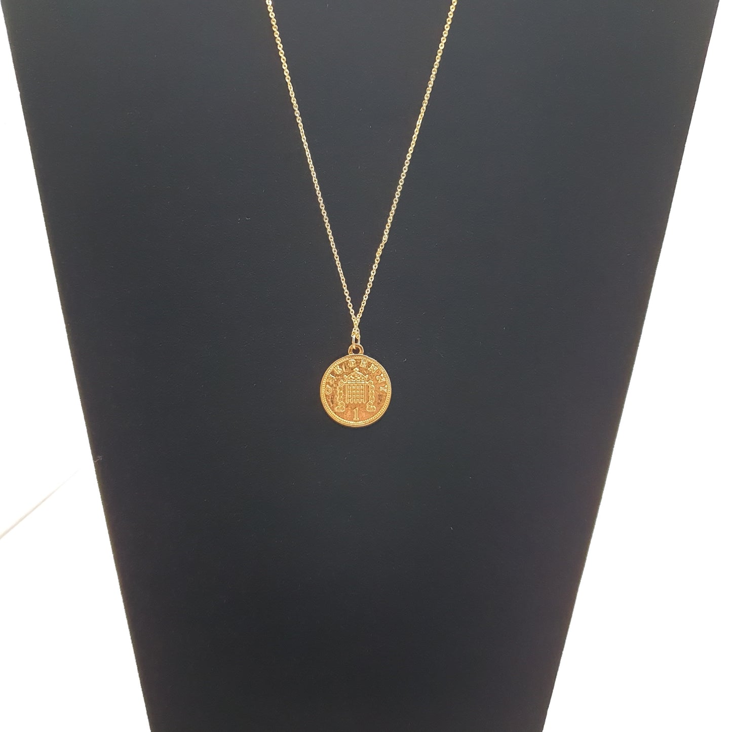 Good Luck Penny Gold Necklace