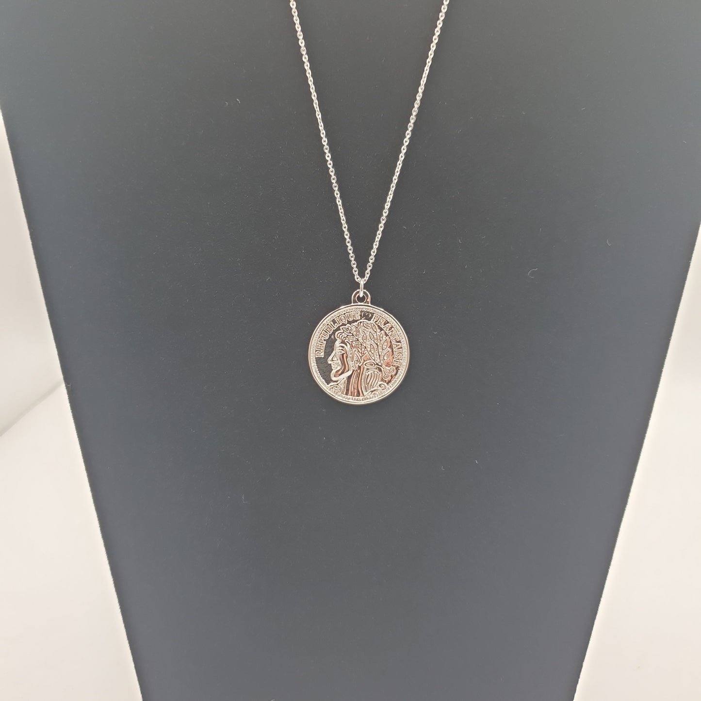 Good Luck Penny Silver Necklace