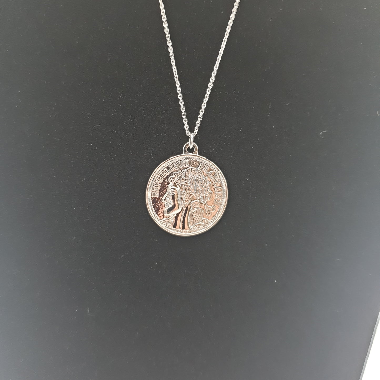 Good Luck Penny Silver Necklace