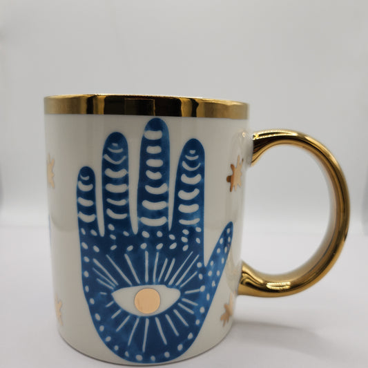 Hamsa Hand Evil Eye Mug