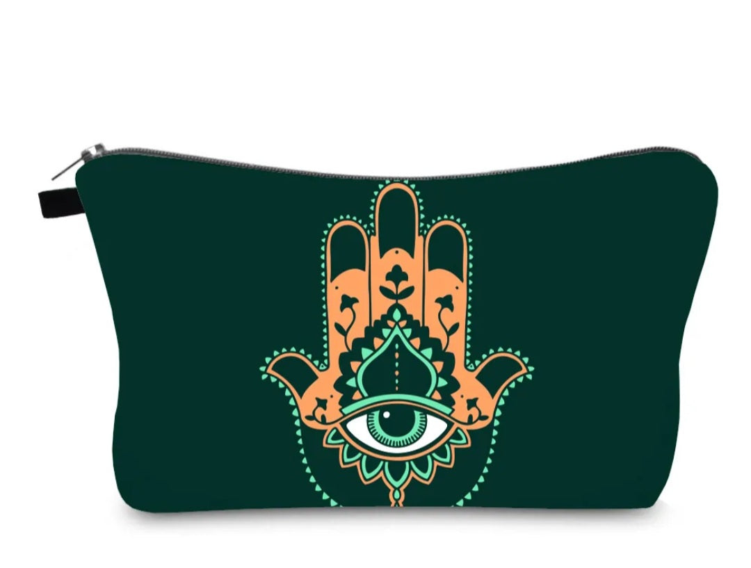 Protective Evil Eye Makeup Tolietry Bag