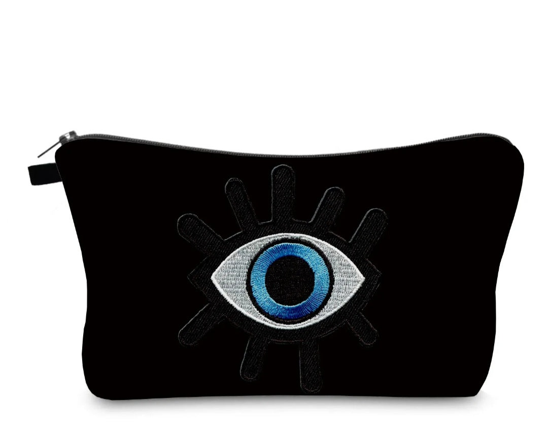 Protective Evil Eye Makeup Tolietry Bag