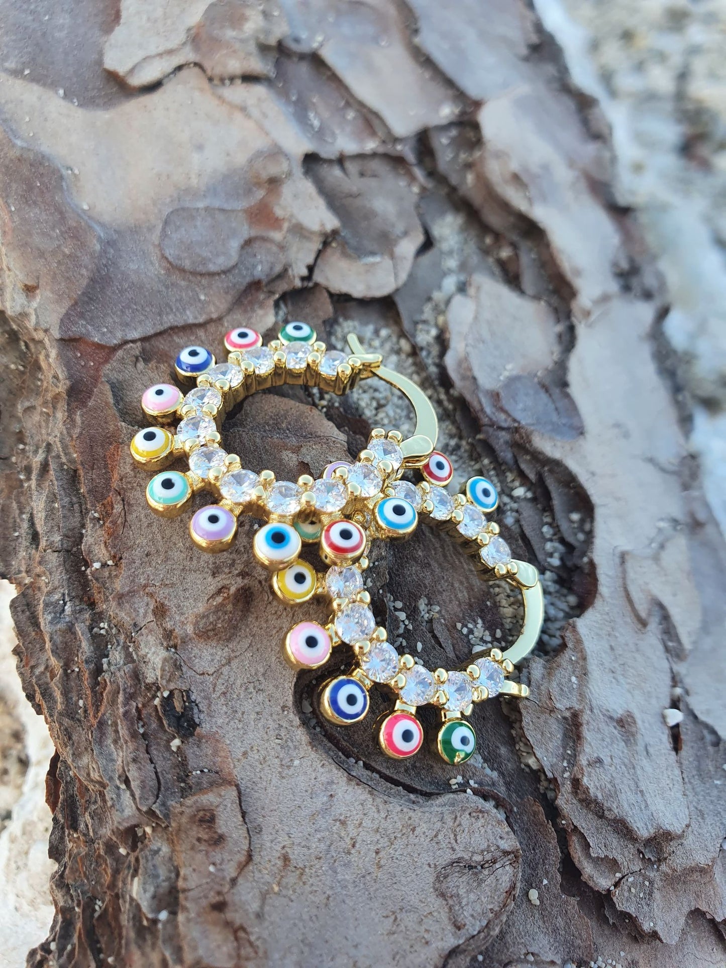 Rasiha Earrings (Turkish Eye)